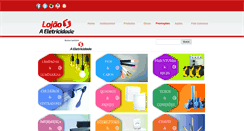 Desktop Screenshot of lojaoaeletricidade.com.br
